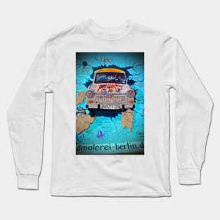 Artwork Street Art Berlin Wall Germany Long Sleeve T-Shirt